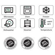 WOMHOPE Set of 2 - 12-Cavity Silicone Lollypop Mold with Sticks - Round Chocolate Candy Mold Candy Making Molds... N8