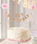 Mud Pie First Birthday Cake Topper