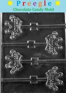 PLP-K139 Princess Crown Sucker Chocolate Candy Mold