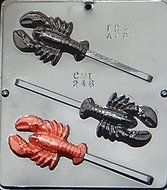 Lobster Lollipop Chocolate Candy Mold 246