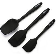 Vervetie Silicone Spatula Set One-Piece Design Kitchen Utensil Set, 3-Piece BPA Free Heat Resistant Spoon &amp; Spatulas... N7
