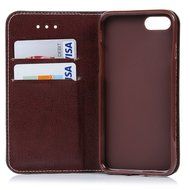 iPhone 7 Case (4.7 inch) - Book Style Wallet Stand Case Magnetic Smart Closure PU Leather Case Shockproof Soft... N35