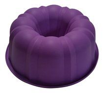 Bundt Cake Pan, Fluted, Full Size, 9.5 Inch Diameter 10 Cup, 100% Food Grade Premium Nonstick Silicone Bakeware... N4