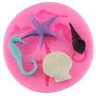 Mujiang Sea Silicone Candy Clay Gumpaste Sugar Fondant Molds N20