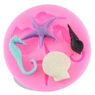 Mujiang Sea Silicone Candy Clay Gumpaste Sugar Fondant Molds N21