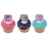 My Little Pony Equestrian Girl Power Cupcake Rings - 24 pc