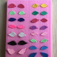 Karen Baking Different Kind Of Small Eyes Shape 3D Silicone Cake Mold For Cake Fondant Decorating N5