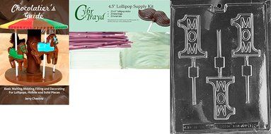 Cybrtrayd D065 Chocolate Candy Mold, No.1 Mom Lolly Dads and Moms N5