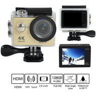 Action camera H9 Ultra HD 4K / 25fps WiFi 2.0&quot; 170D pro Helmet Cam underwater waterproof camera go Sport cam (... N2