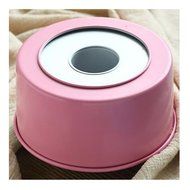 HABIBEE 7 Inch Hollow Chiffon Cakes Mold Aluminum Nonstick Cake Pan Round Bakeware Cake Tool N5