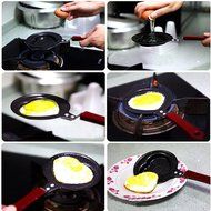 Sweet Heart Mini Poached Egg Pan Nonstick Cast Iron Skillet/Best Gift(4.7*5.5&#039;&#039;) N2