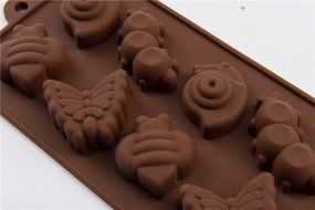 8 Cavity Insect Cake Mold Food Grade Baking Mold Butterfly Bee N4