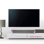 ELlight Bluetooth Small Sound Bar 3.0 Channel 15.7in 10W(2X5W) Wireless Subwoofer Stereo Speaker,Silver N6