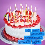 BleuMoo 6Pcs Letter Fondant Cake Mold Decorating Icing Cutter Mould Sugarcraft Tool DIY N8
