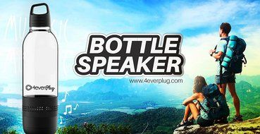 Music Bottle Speaker - Bluetooth and TF Card Mode of Playing [Assorted Colours] N2
