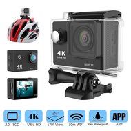 SPORER@ H9 2.0 Inch Lcd 170 degree 6G Ultra-wide Angle Lens 4K Ultra HD Waterproof Sports Helmet Camera,Wifi Remote... N20