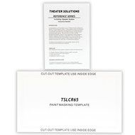 Theater Solutions TSLCR65 In Wall 6.5" Speaker Home Theater Compact Center Channel N2