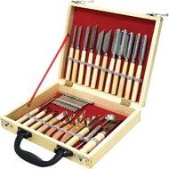 WIN-WARE Culinary Carving Tool Set 22 Piece. Great Range of Carving Tools, Knives and Decorators Presented in...