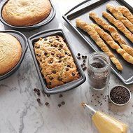 Wilton Advance - Select Nonstick 6-Piece Bakeware Set in Gunmetal N5