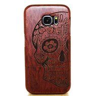 Samsung Galaxy S7 Wooden Case,T-Young(TM) Natural Wood Bamboo Carved [Stylish Pattern] Case Hard Back Shockproof... N12