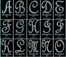Vintage Style Swarovski Crystal Rhinestone Monogram Wedding Cake Topper 2 large letters and small &amp; sign N2