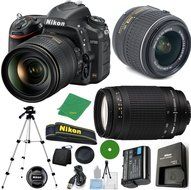 Nikon D750 - International Version (No Warranty), 18-55mm f/3.5-5.6 DX VR, Nikon 70-300mm f/4-5.6G Nikkor, Tripod...