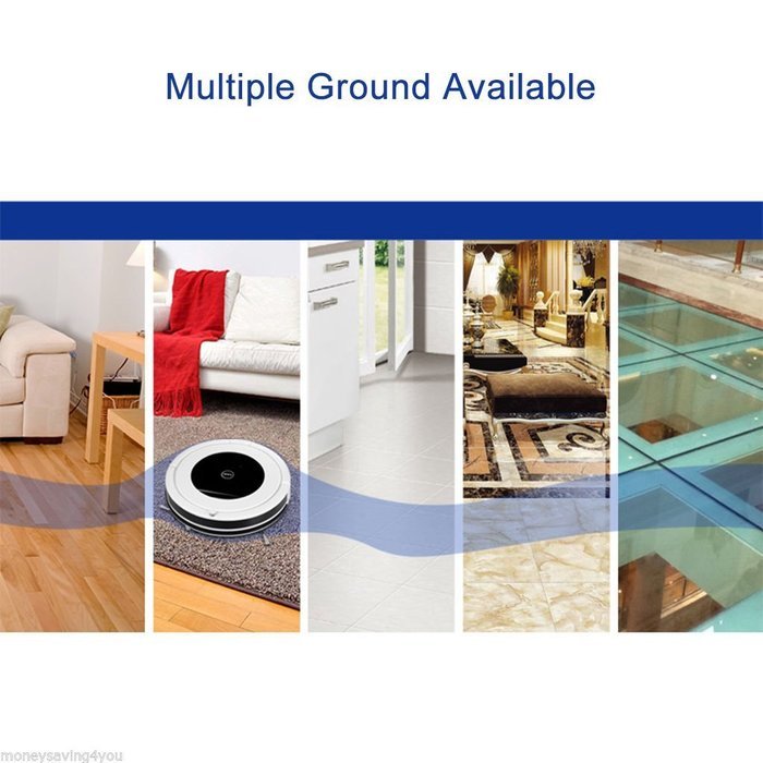 Vacuum Robot with multi-point touch screen, wear resistance lower noise US Plug N5