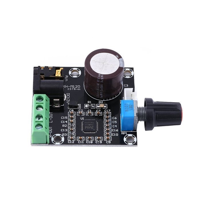 Amplify Board, Mini Stereo AMP Audio Amplify Board Digital Module 15W+15W Dual Channel Amplifier Class-D 12V DC... N8