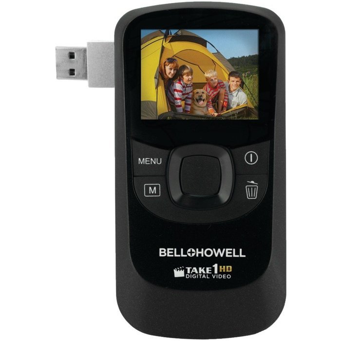 1 - 5MP TAKE1HD CAMCRDR BLK, 5.0 Megapixel 1080p Take1HD Digital Video Camcorder wtih Flip-out USB (Black), 5.0...
