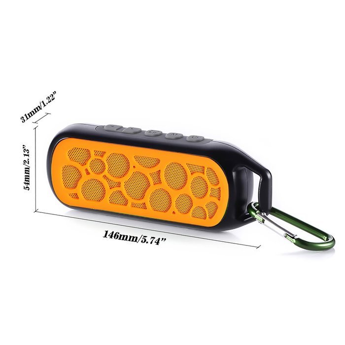 DOMNA Bluetooth V4.0 Wireless Stereo Waterproof Outdoor Shower Speake ,Enjoy Hands-free Calling,Support TF Playing... N4