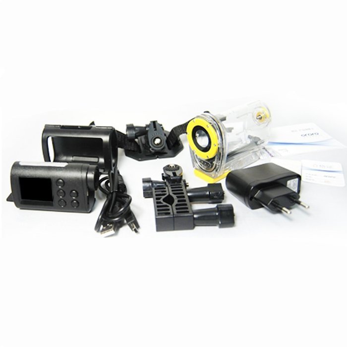TekBow SP10 Sports Action Camera Full HD 1080P 120 Degrees Wide Angle Anti shake Automatic Loop Recording Support... N6