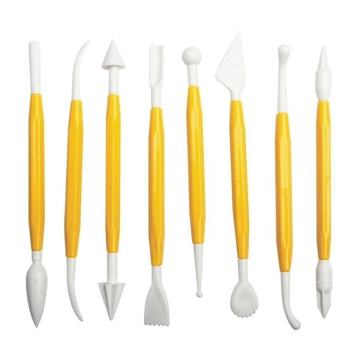 HOSL Cake Tools 14 sets (46pcs) Flower Fondant Cake Sugarcraft Decorating Kit Cookie Mould Icing Plunger Cutter...