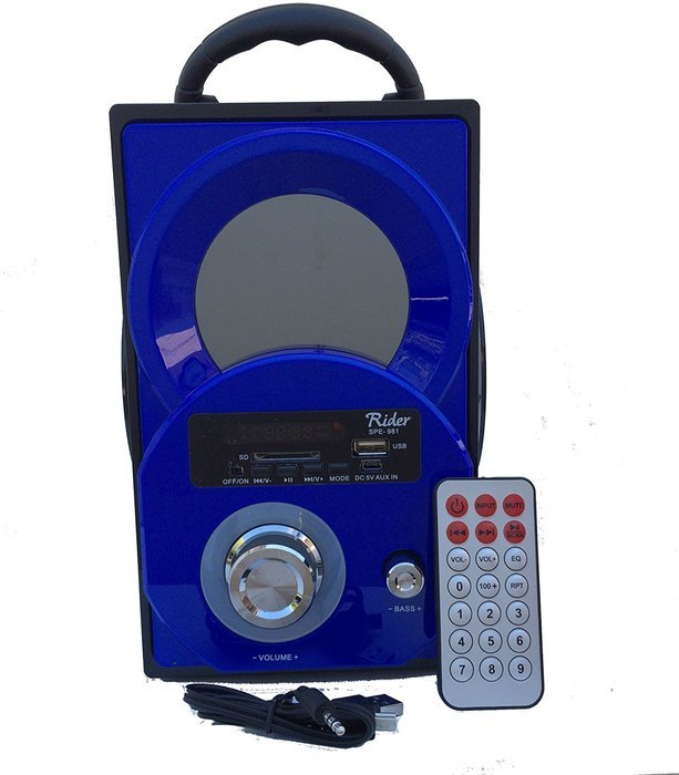 Rider Portable SD/USB Digital Speaker Multimedia Music Boombox Player-891R N9