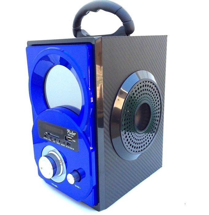 Rider Portable SD/USB Digital Speaker Multimedia Music Boombox Player-891R N10