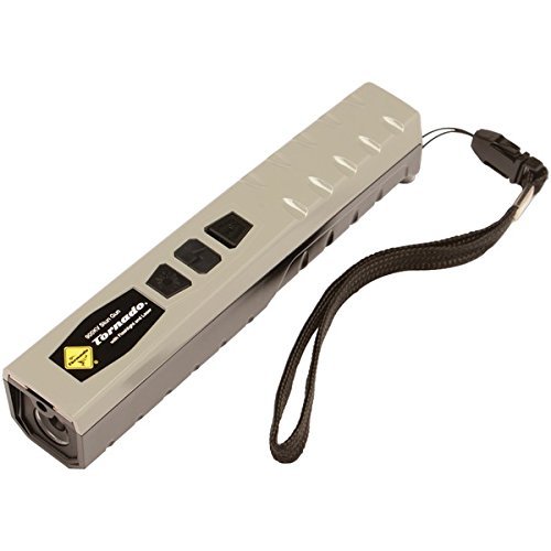 New TORNADO RSG900G 900-Kilovolt Laser Stun Gun (Steel Gray)