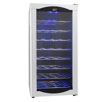 32 Bottle Single Zone Freestanding Wine Refrigerator