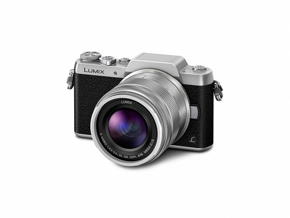 Panasonic DMC-GF7WK Compact System Camera (DSLM) with 12-32mm + 35-100mm Kit - International Version (No Warranty) N4