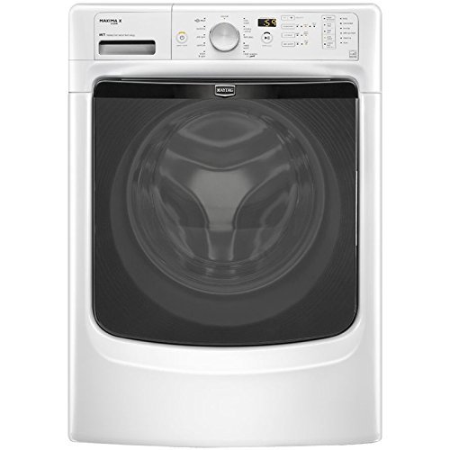 Maytag MHW4200BW Maxima X 4.1 Cu. Ft. White Stackable With Steam Cycle Front Load Washer - Energy Star