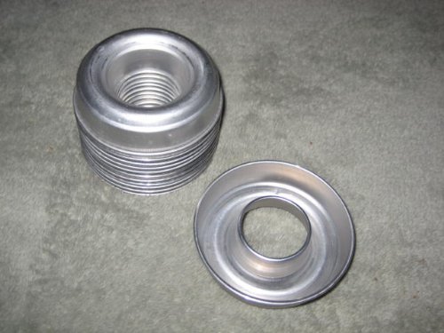 12 Vintage Miniature Tin Individual Jell-o ~ Soap Mold - Bundt Cake Baking Pans