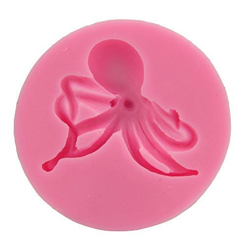 Let'S Diy Octopus Shaped 3D Silicone Cake Fondant Mold Cake Decorating Tools Soap Candle DIY Moulds N3