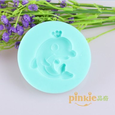 Y&XL&H Dolphin Fondant Cake Chocolate Silicone Molds,Decoration Tools Bakeware N5