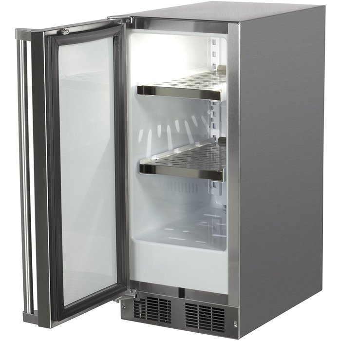 Marvel ML15BCG1RS Beverage Center, Glass Door, Right Hinge, 15-Inch, Stainless Steel N3