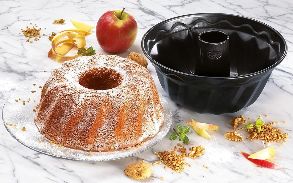 Dr.Oetker "Back-Freude" Kugelhopf Tin, O8.66", Black N2