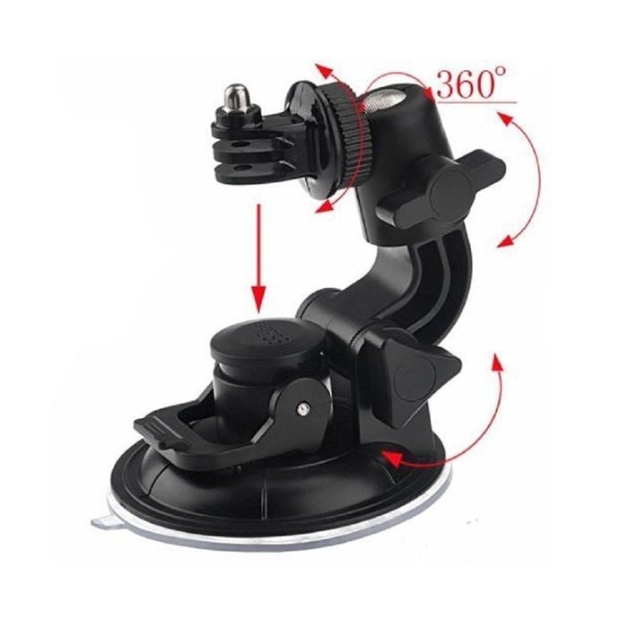 DLP Technical Heavy Duty 360 degrees Suction Cup Mount + Tripod Mount Adapter for GoPro 4 3+ 3 2 1 and Other Digital... N2