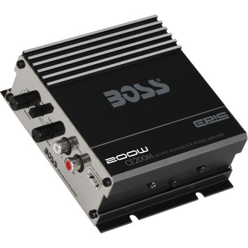 Boss Chaos Epic Car Amplifier . 200 W Pmpo . 1 Channel . Class Ab . 95 Db Snr . 0.1% Thd . 20 Hz To 20 Khz . Mosfet...