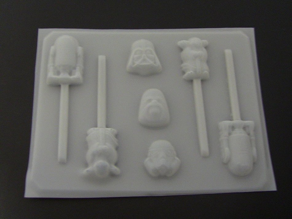 Star Wonders Wars Hard Candy Lollipop Mold