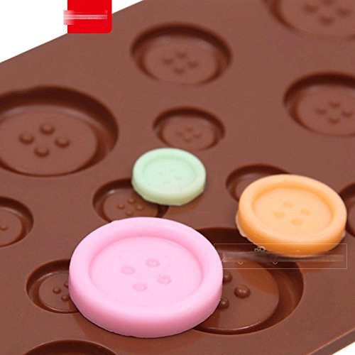 Anyana Silicone Chocolate Mold 3D Cute Button Shape Cake Decoration Tools moldes de silicona para fondant,Kitchen... N7