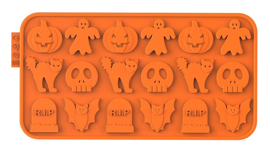 Siliconezone Chocochips Collection 8.9" Non-Stick Silicone Easter Chocolate Mold, Lime Green N16
