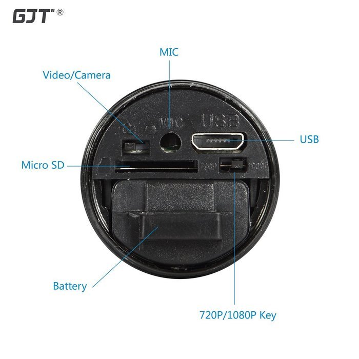 GJT&reg;M530 Mini Full HD Car DVR 1200 Pixels 170 Degree View Angle H.264 Waterproof Shockproof Sport DV Camera Outdoor...