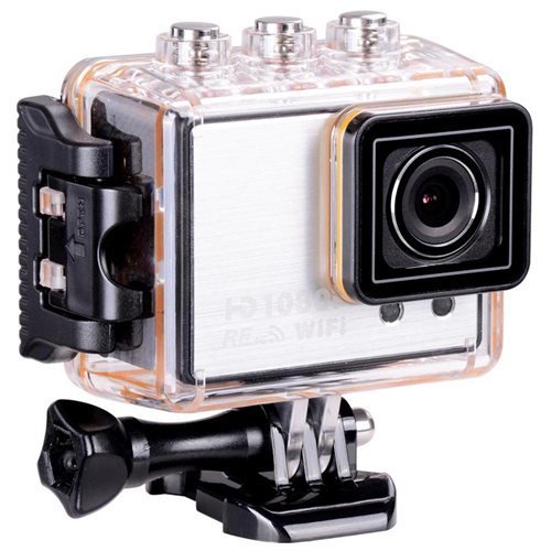 Silver Action Sports Outdoor Waterproof Digital Cam Camera Camcorder Full HD 1080P Wifi With Remote Control N2